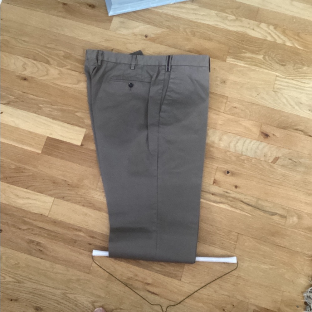 Pt01 Men's Dress Pants in Taupe Brown. Size 38.